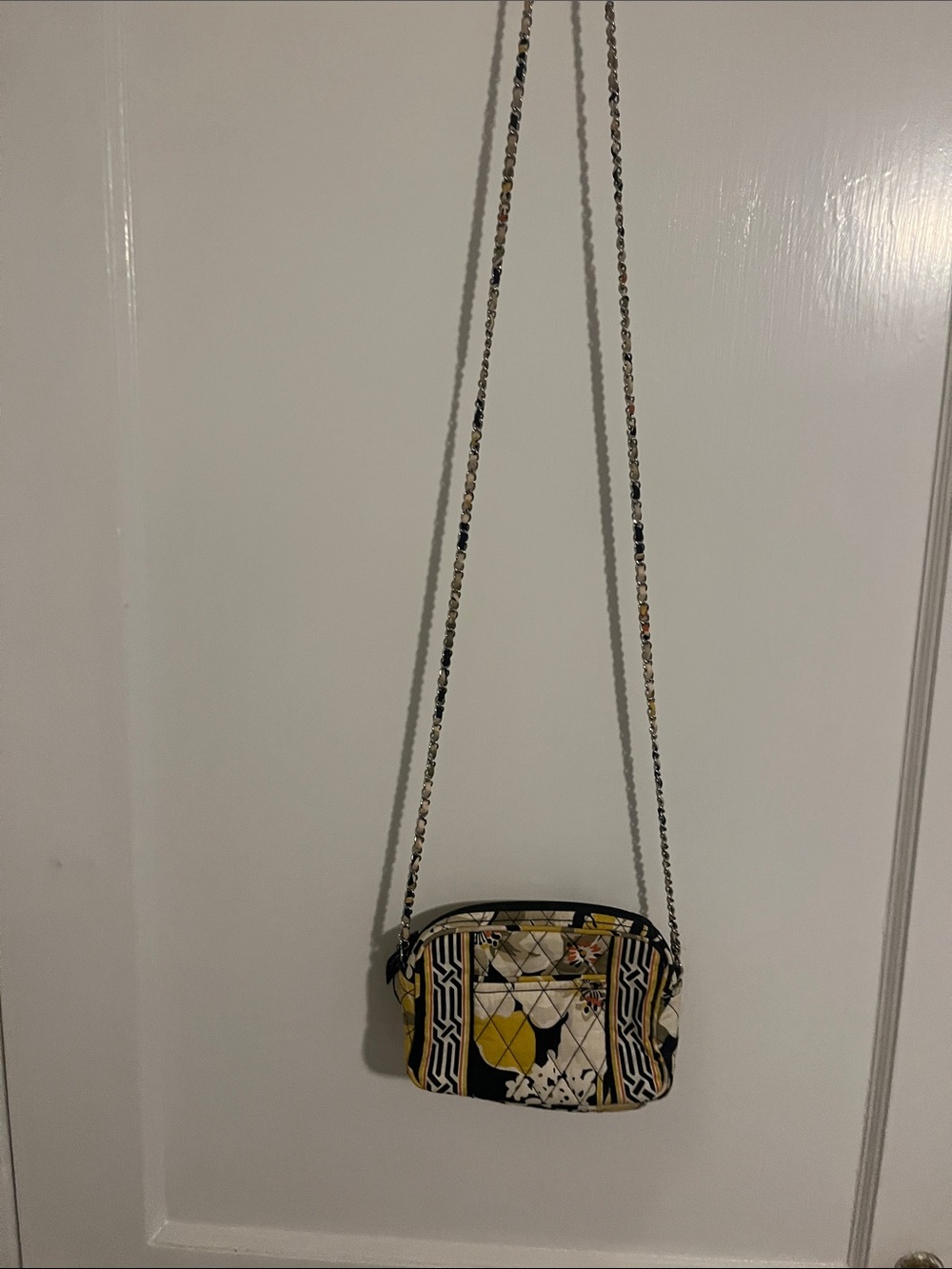 Vera Bradley Yellow and Black Patchwork Crossbody